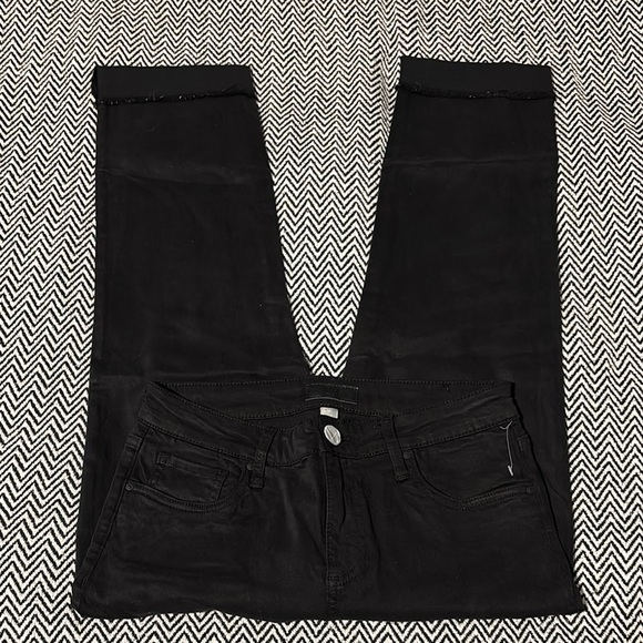 Kut from the Kloth Denim - Kut from the Kloth | Amy Crop Straight Leg | Black Ankle Jeans | Sz 6
